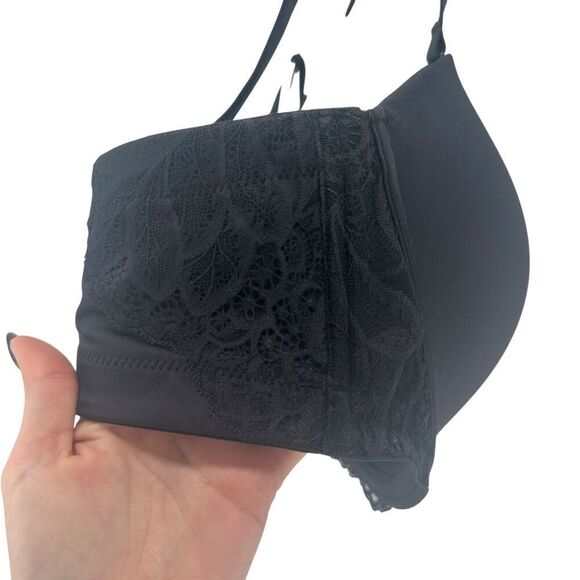 Auden Bra Lightly Lined Strapless Size 46D Black Underwired Removable Straps 46D - Picture 5 of 12